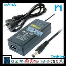 Novo estilo laptop ac dc adapter 15v 2a